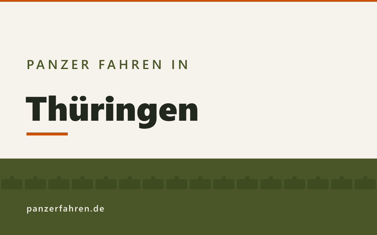 Panzer fahren in Thüringen, Titelgrafik