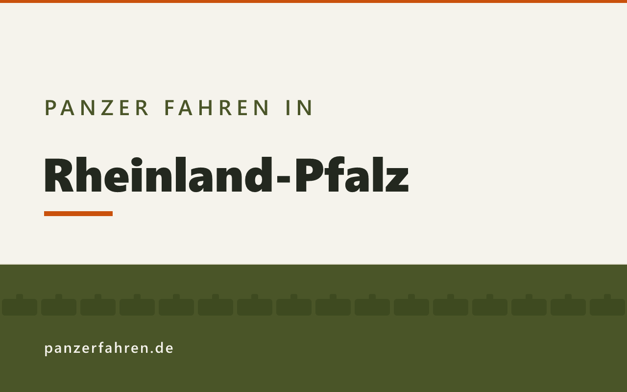 Panzer fahren in Rheinland-Pfalz, Titelgrafik
