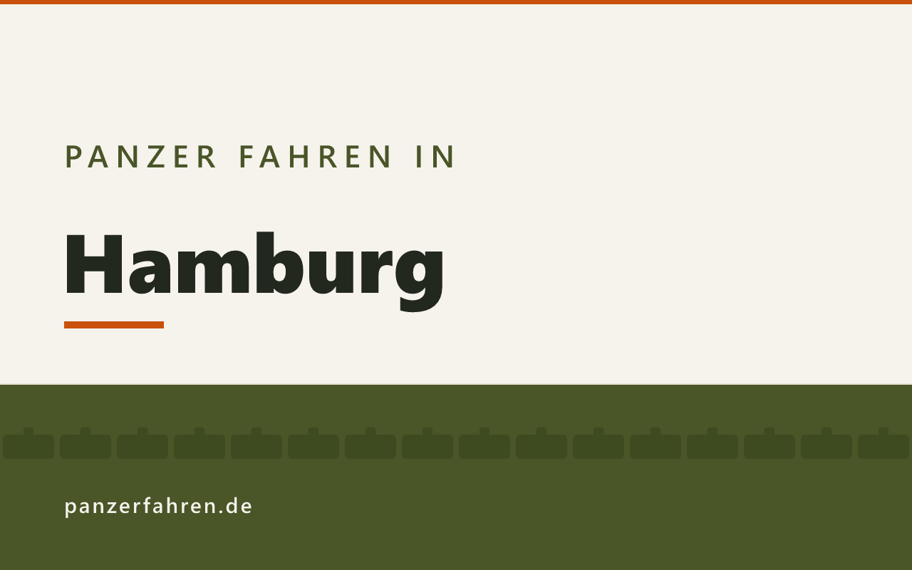 Panzer fahren in Hamburg, Titelgrafik
