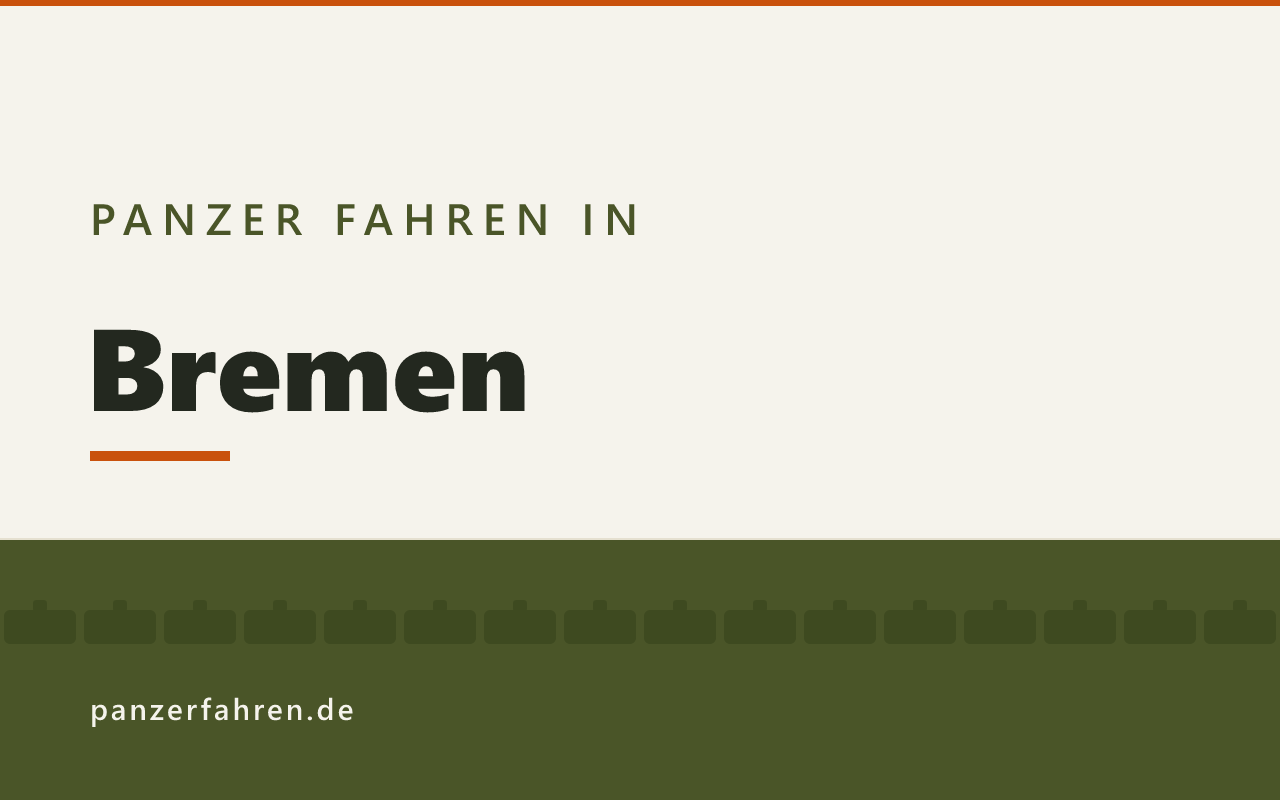 Panzer fahren in Bremen, Titelgrafik