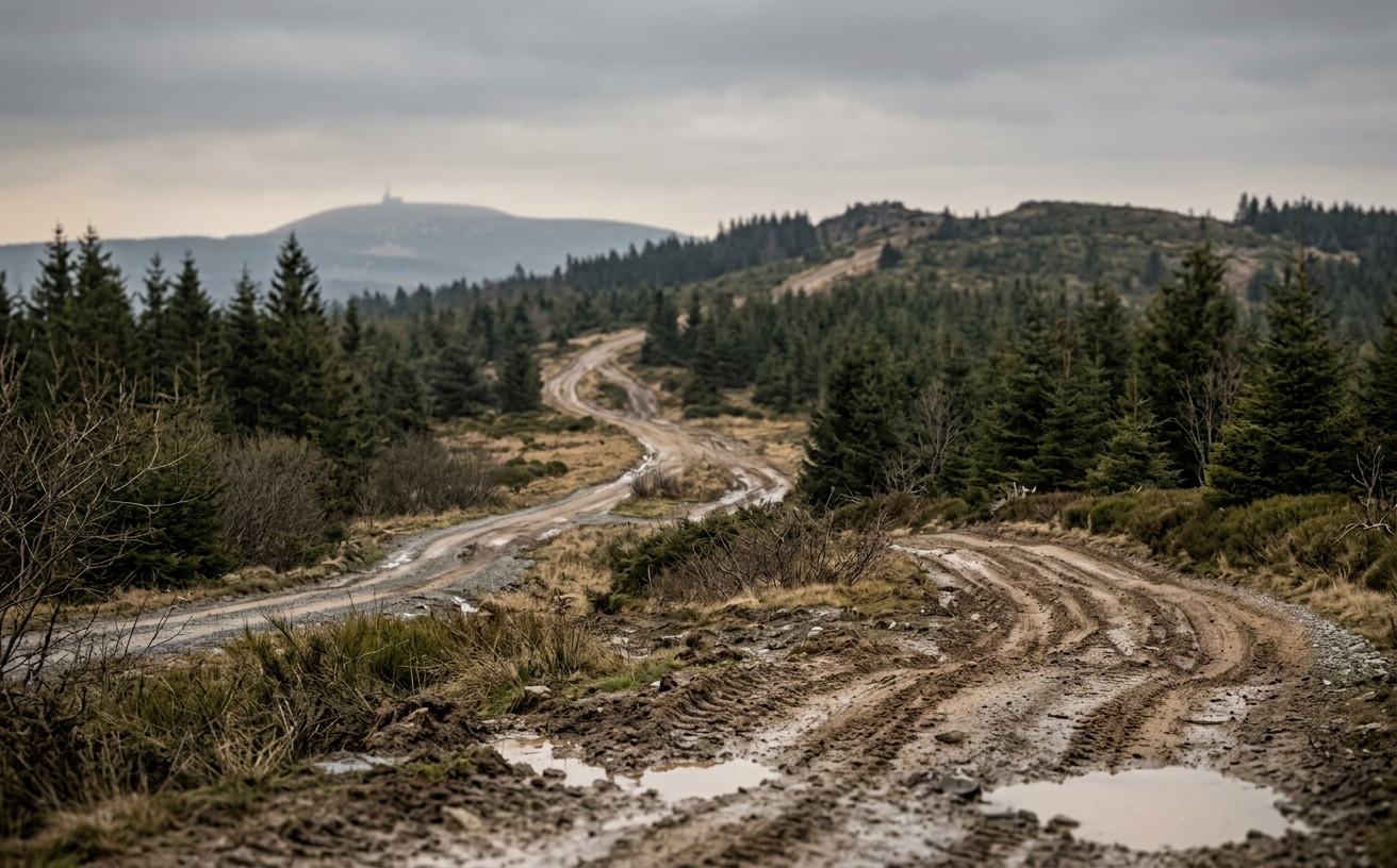 Panorama Brocken oder Harzlandschaft für Header, ohne Wappen oder Truppenkennzeichen im Bild