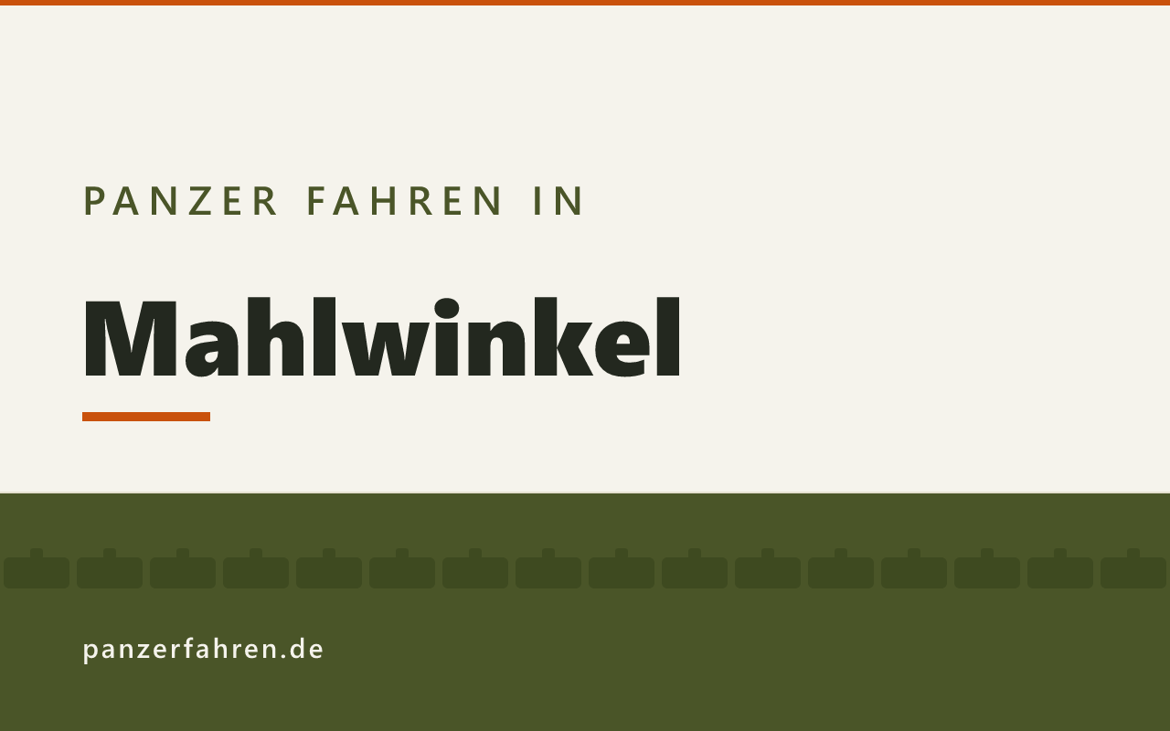 Panzer fahren in Mahlwinkel, Titelgrafik