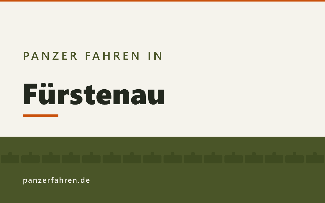 Panzer fahren in Fürstenau, Titelgrafik