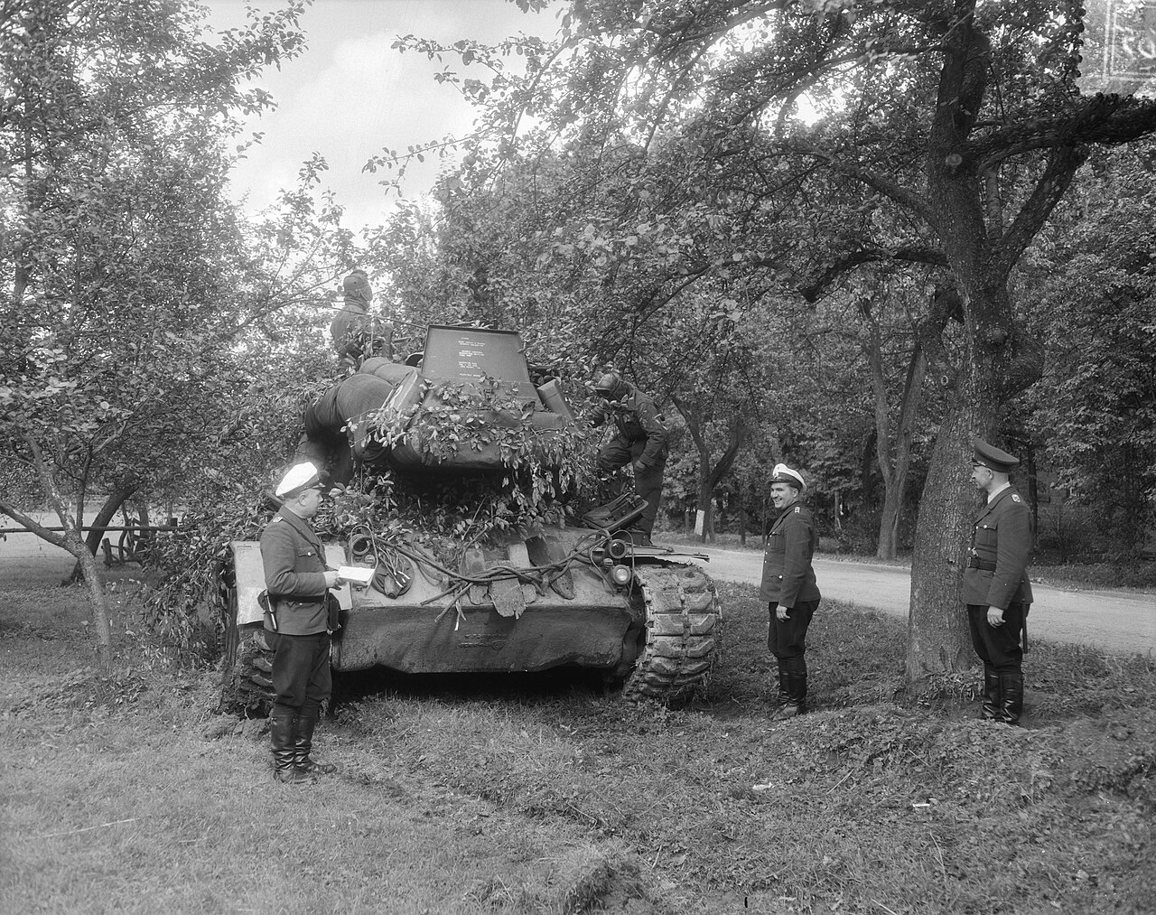 M47 Patton Gesamtansicht seitlich, ohne Wappen oder Truppenkennzeichen im Bild